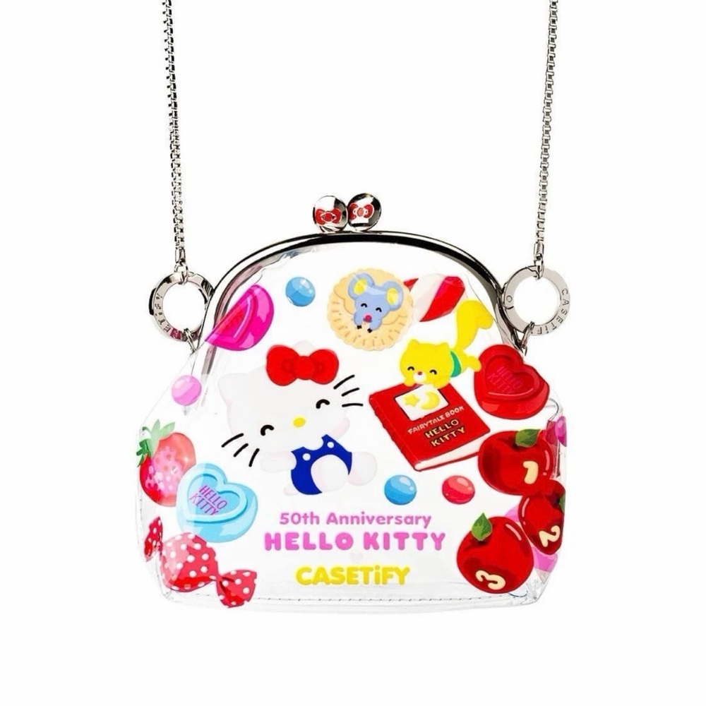 CASETiFY x Hello Kitty 50th Anniversary Tech Clutch Purse Pouch LIMITED EDITION